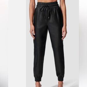 Fashion Nova Sleek Black Joggers